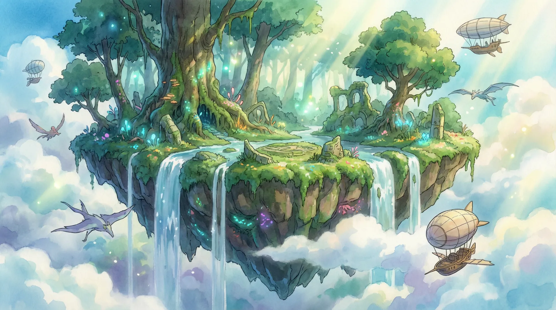 黄色仓库 - 云端仙境日本动画